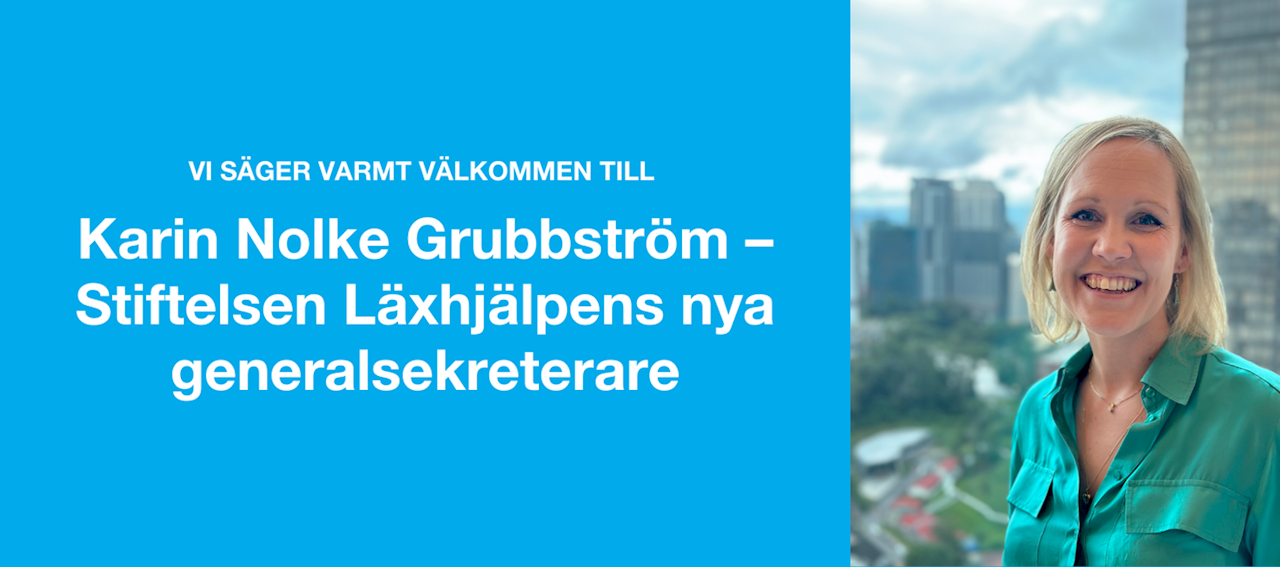 Karin Nolke Grubbström blir Stiftelsen Läxhjälpens nya generalsekreterare