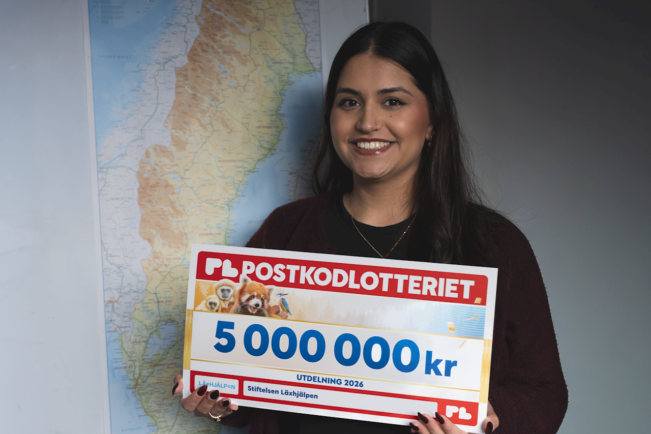 5 miljoner till Läxhjälpen vid Postkodlotteriets årliga utdelning 2026