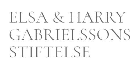 Elsa och Harry Gabrielssons stiftelse logo