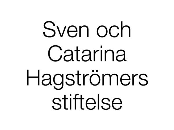Sven och Catarina Hagströmers stiftelse logo